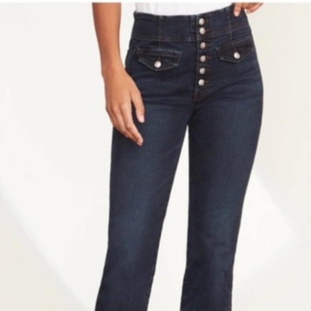 Veronica Beard Beverly High Rise Skinny Flare - Picture 2 of 8